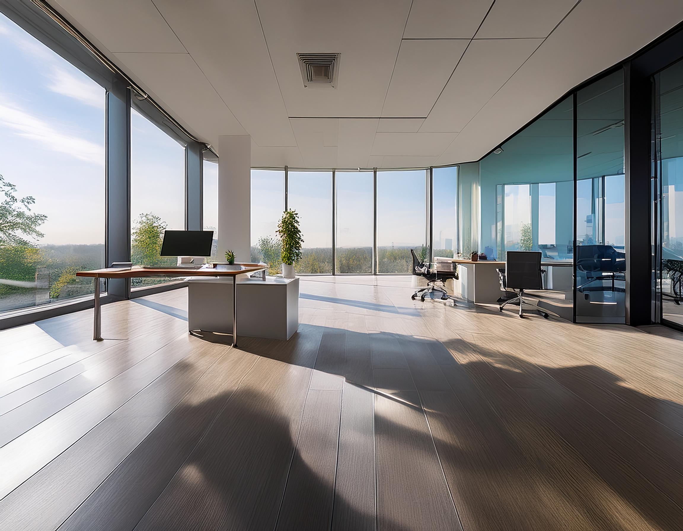 Steuerberater bei der Arbeit, freundliche und moderne Büroratmosphäre